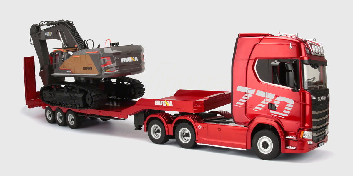 Huina Scania 770S perävaunulla 1:18