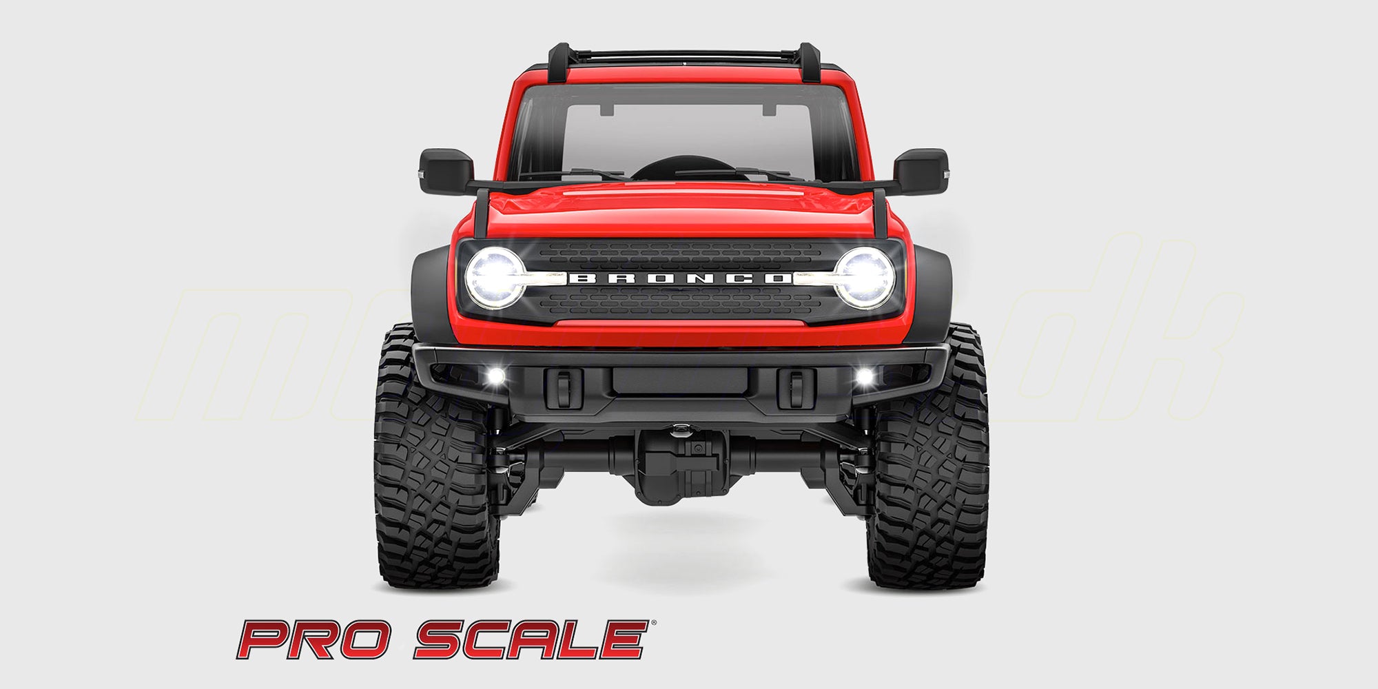 Komplet LED-lyssæt med lygter og ledninger til Traxxas TRX-4M Ford Bronco fjernstyret bil.