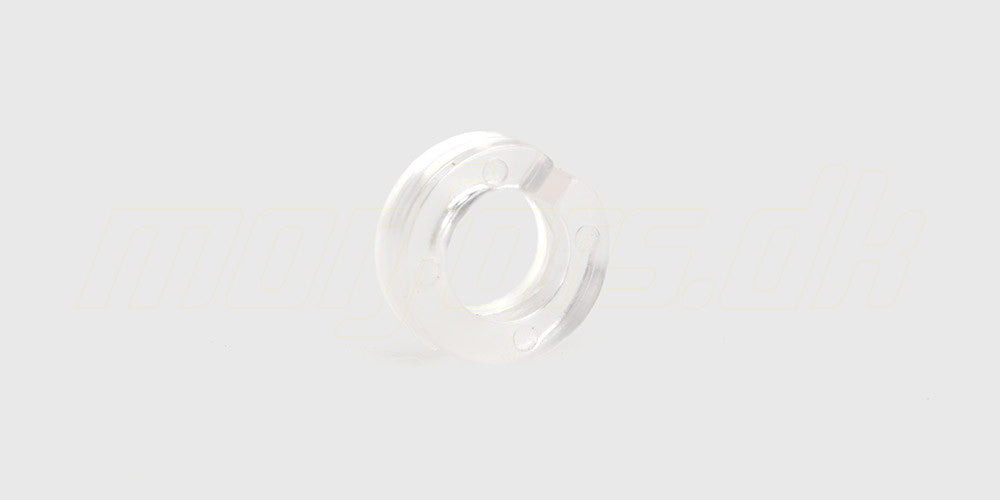 Robust metal servo saver ring til fjernstyret bil vist tæt på for præcis detaljegengivelse.