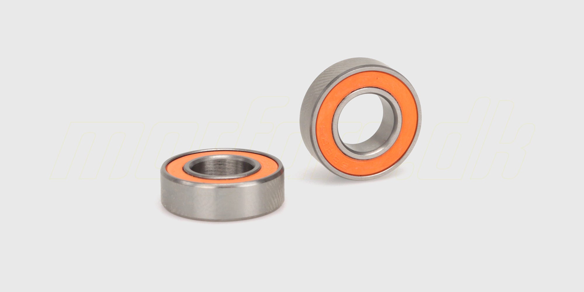 To sæt sølvfarvede kuglelejer i størrelsen 8x16x5 mm til opgradering af fjernstyrede biler.