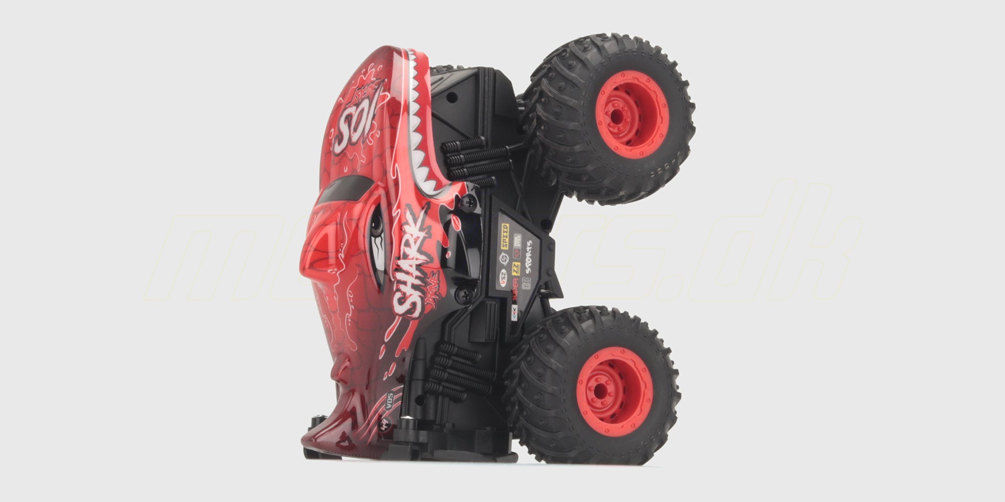 Firedance Stunt Truck fjernstyret bil med store hjul til vilde hop og 360 graders spins.