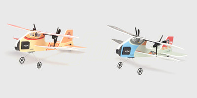 Mini Glider kastefly i let skumplast til børn, perfekt til leg og sjov i haven.