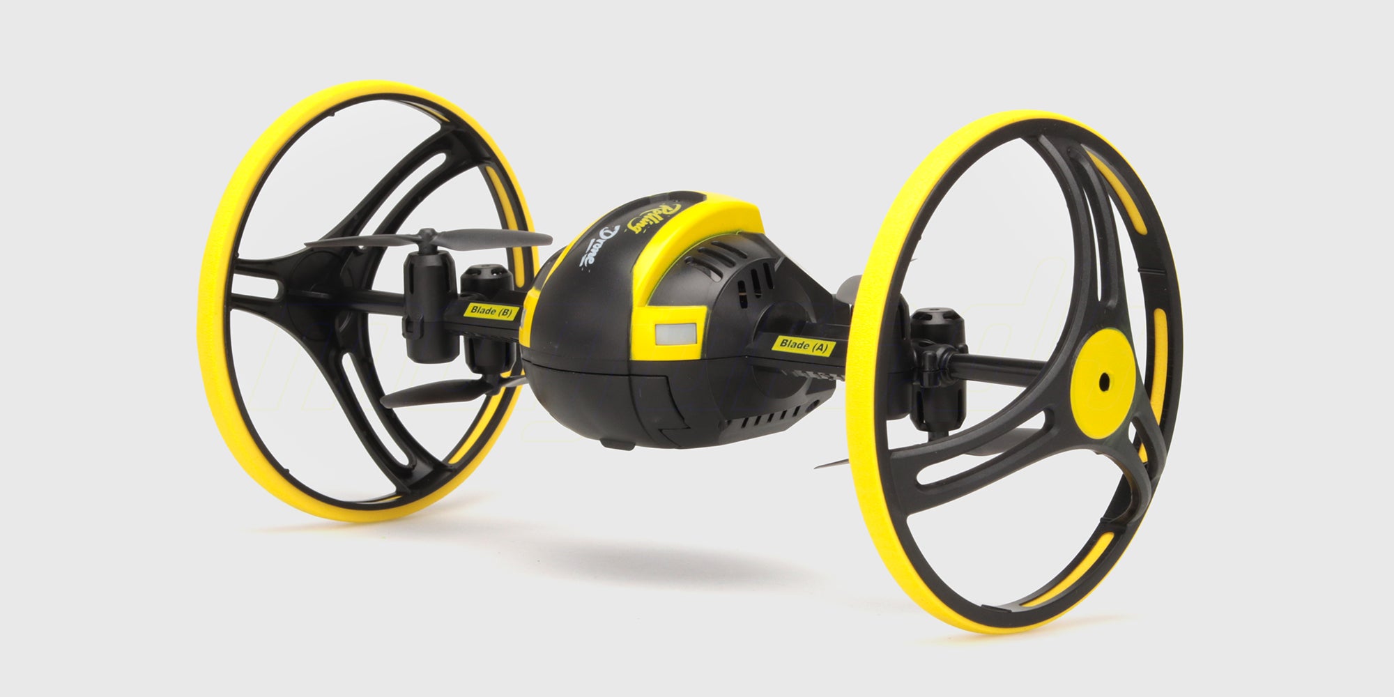 Rolling Drone set skråt bagfra