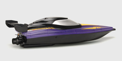 Shadow Storm fjernstyret speedbåd set skråt forfra