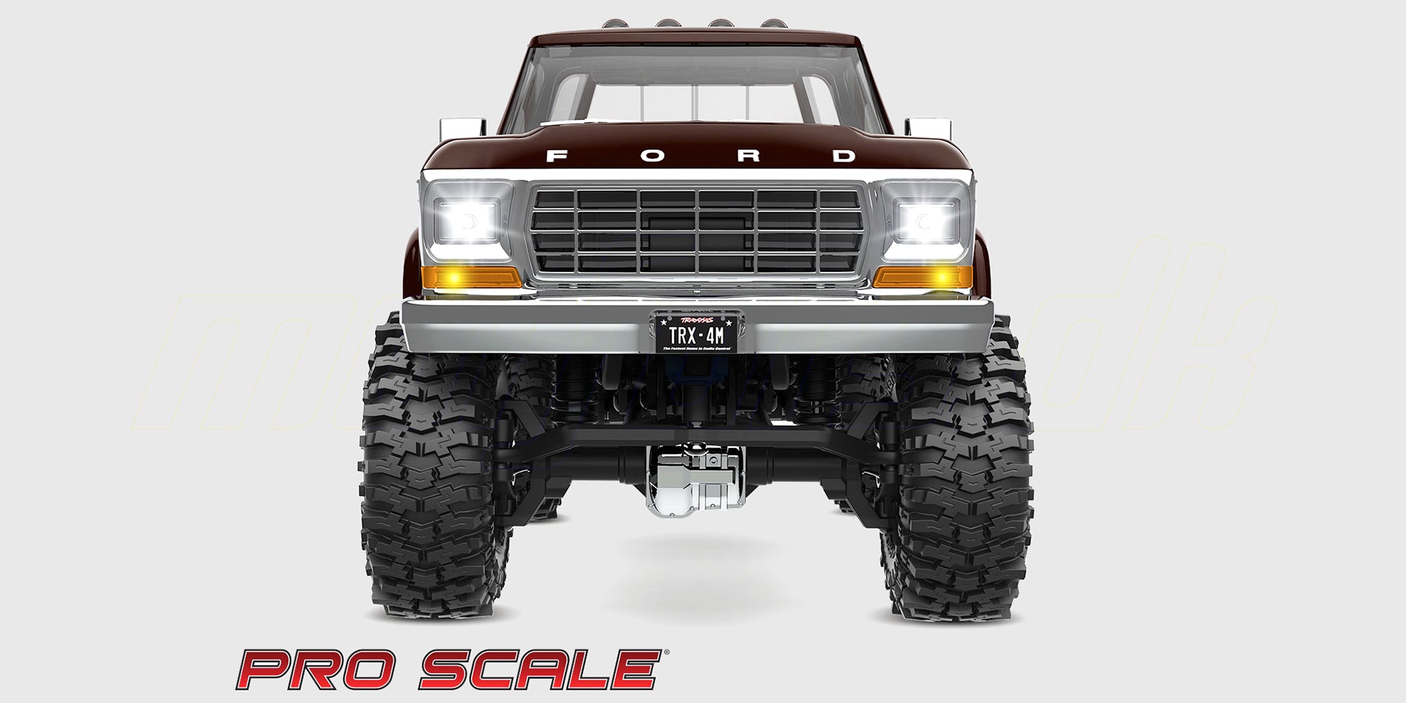 Komplet LED lyssæt til Traxxas TRX-4M Ford F-150 med forlygter, baglygter og ledningsnet.